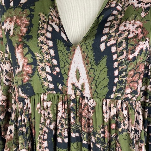 Free People Say You Love Me Minidress in Green - Picture 5 of 15